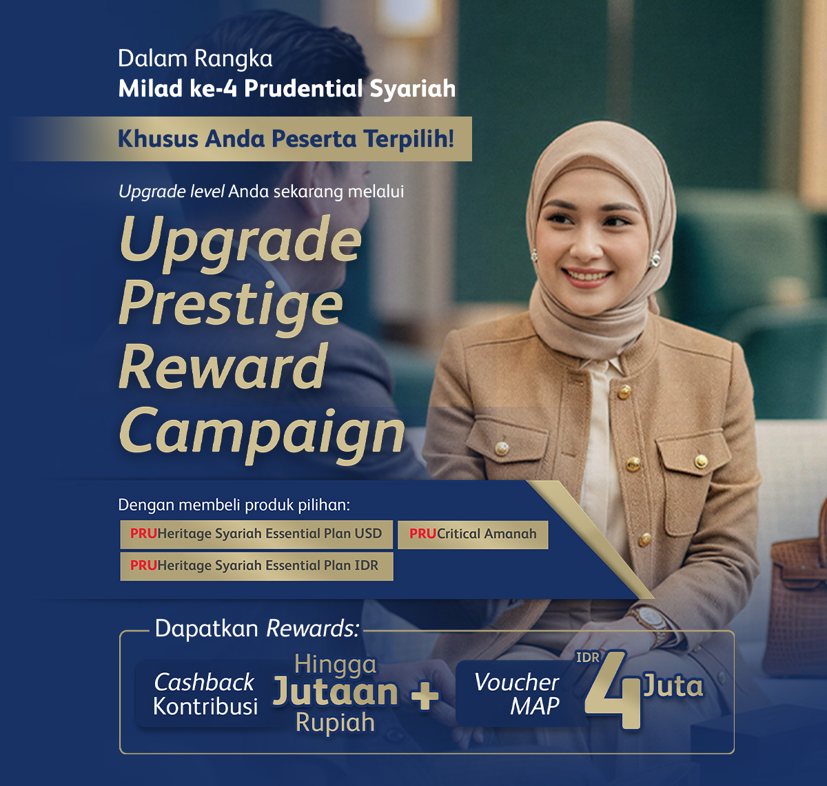 Banner campaign Upgrade Prestige Special Milad