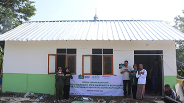 Prudential Syariah bersama LAZISNU PBNU Resmikan Masjid Darurat untuk Korban Gempa Cianjur