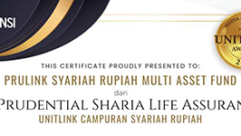 Peringkat 1 Kelompok Unitlink Campuran Syraiah Rupiah (PRULink Syariah Rupiah Multi Asset Fund)