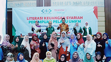 Prudential Syariah dan NU Care-LAZISNU Gelar Literasi Keuangan Syariah untuk Perempuan Pelaku UMKM