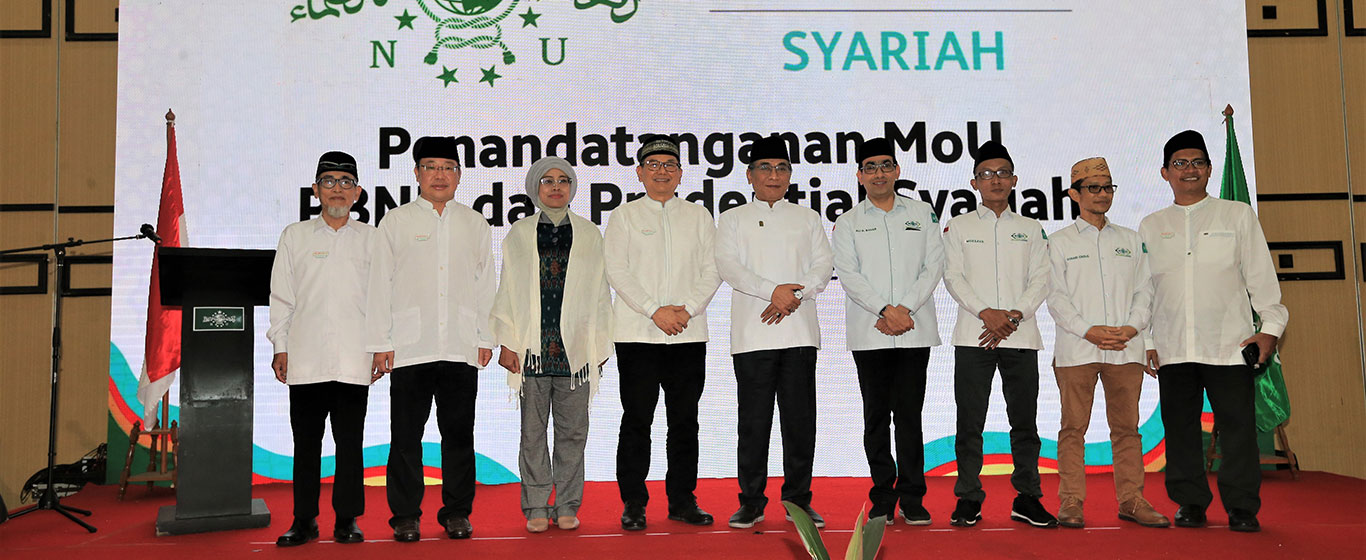 Foto bersama anggota manjemen PSLA dan PBNU