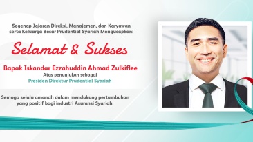 Prudential Syariah Resmi Menunjuk Iskandar Ezzahuddin Ahmad Zulkiflee sebagai Presiden Direktur