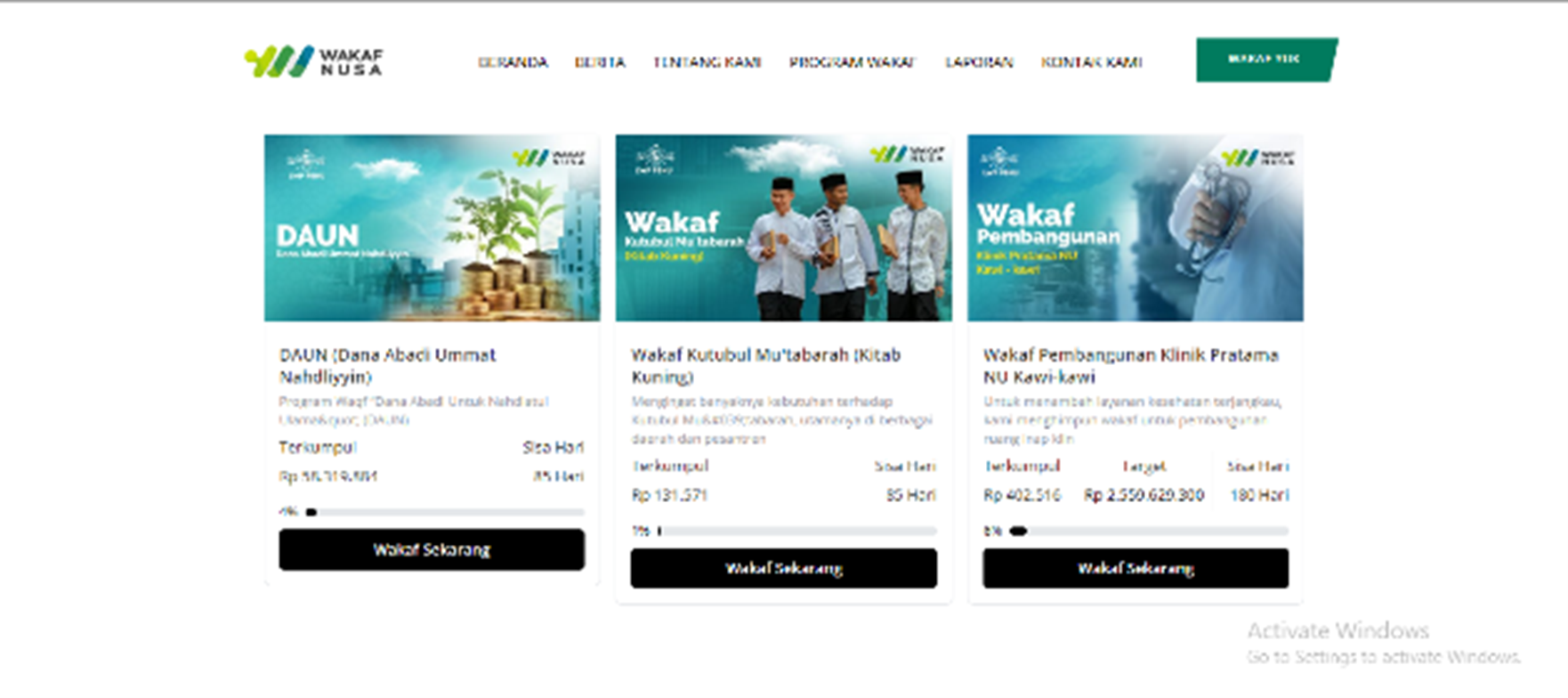 Dokumentasi Wakaf LWPNU